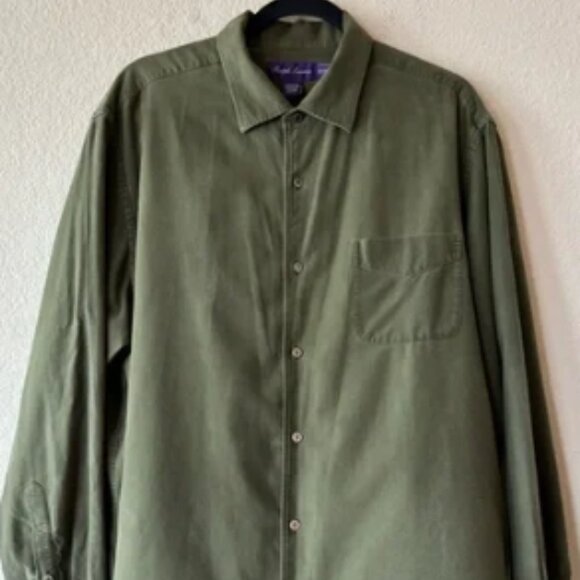 Ralph Lauren Purple Label‎ Men’s Button Down 100% Cotton XL - Picture 1 of 9